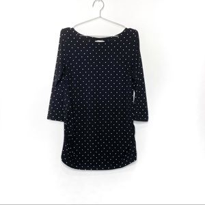 H&M MAMA Polka Dot 3/4 Sleeve Maternity Top Size L